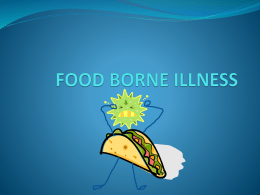 food borne illness - Fordson High School