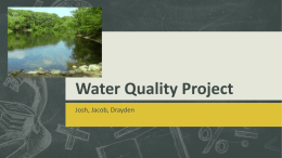 Water Quality Project
