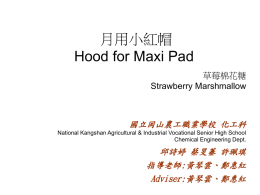 月用小紅帽 Hood for Maxi Pad