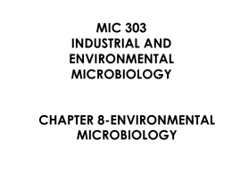 water microbiology