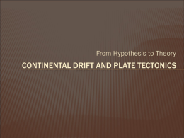 Plate Tectonics, Isostasy, and Paleogeography