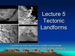 05 Tectonic Landforms mod 4i