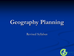 Planning Presentation