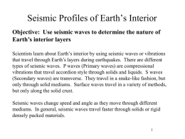 Seismic Wave Reflection