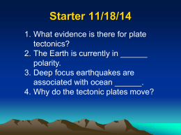 8.1 Earthquakes 8.2 Measuring Earthquakes