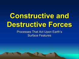 Earth`s Surface Features