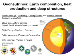 Geothermal Studies on Earth`s Mantle and Crust