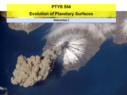 Volcanism I