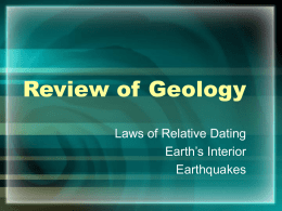 Review of Geology
