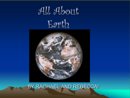 Earth by Rachael and Rebecca