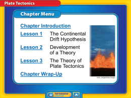 Plate Tectonics - Verona School District