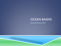 Ocean basins