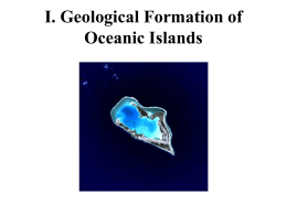 Origin of Oceanic Islands