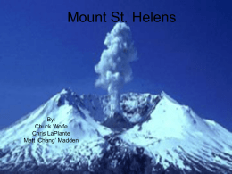 Mount St. Helens - Westfield State University: Department