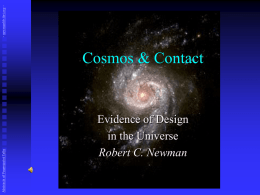 Cosmos & Contact - Robert C. Newman Library at IBRI.org