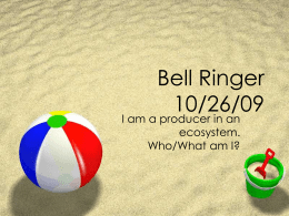 Bell Ringer 10/28/08 - Harlan Independent Schools