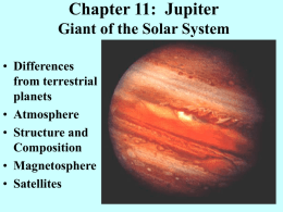Jupiter Fact Sheet - UNT College of Arts and Sciences