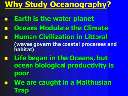 Why Study Oceanography? - Glendale Community College
