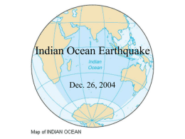 Indian Ocean Earthquake - School District 67 Okanagan Skaha