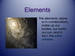 PowerPoint Presentation - Metals, Nonmetals, and Metalloids