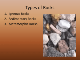 Types of rocks - mls