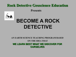 Quick Tour - Become a Rock Detective