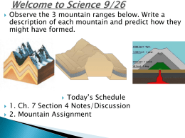 Welcome to Science 9/21 - Manchester High School