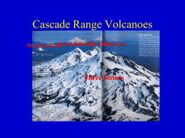 Cascade Range Volcanoes - Palo Alto Unified School