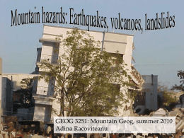 Earthquakes - University of Colorado Boulder