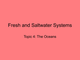 Fresh and Saltwater Systems