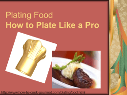 Plating Food How to Plate Like a Pro