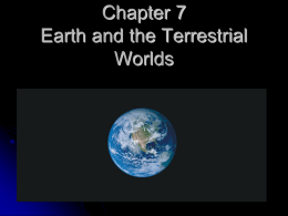 DTU 8e Chap 7 The Other Terrestrial Planets