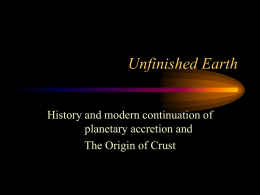 Planetary Accretion and the Origin of Crust