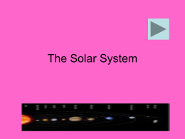 The Solar System - 3rdgrade-libertyschool