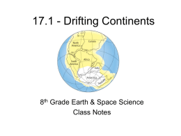 Theory of Continental Drift PowerPoint
