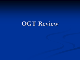 OGT Review Elements