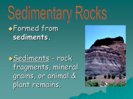 3 Types of Sedimentary Rocks