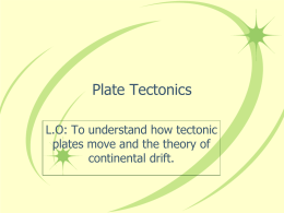 Plate Tectonics - Noadswood Science