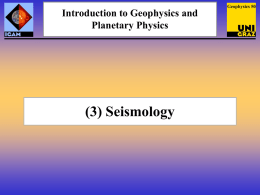 Seismology