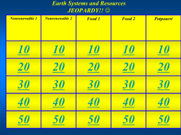 Unit 7 Review Jeopardy