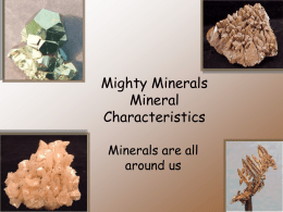 Mighty Minerals - The Science Queen