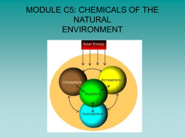 module c5: chemicals of the natural environment