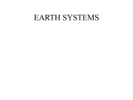 earth systems - Team Strength