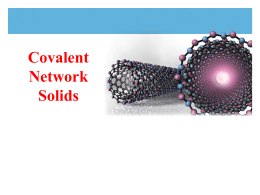 covalent network - SCH4U1-CCVI