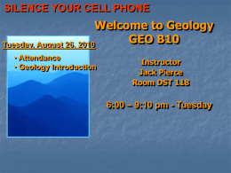Welcome to GEOLOGY - Bakersfield College