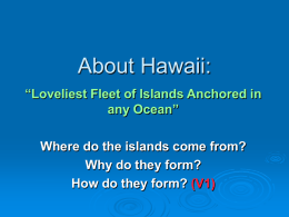 topic #1a - about hawaii