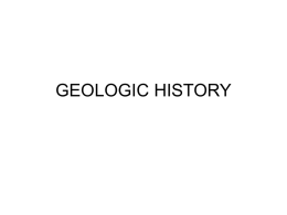 EARTH`S HISTORY