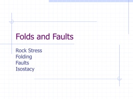 10) Folds and Faults Notes