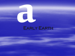 early-earth1 - WordPress.com
