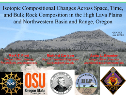 Isotopic compositional changes across space, time, and bulk rock